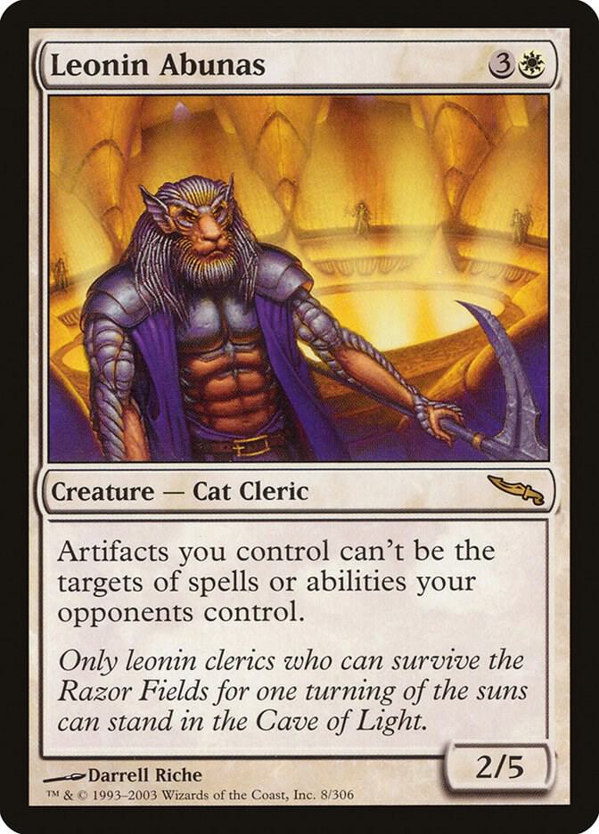 Leonin Abunas 8/306 (Mirrodin)  - Foil | Good Games Morley