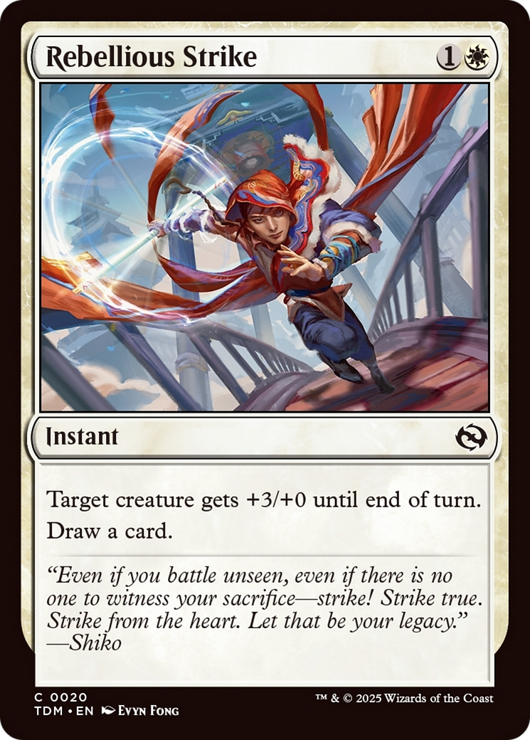 Rebellious Strike [Tarkir: Dragonstorm] | Good Games Morley