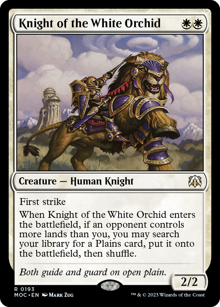 Knight of the White Orchid [March of the Machine Commander] | Good Games Morley