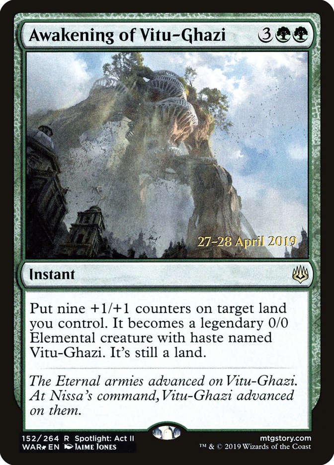 Awakening of Vitu-Ghazi [War of the Spark Prerelease Promos] | Good Games Morley