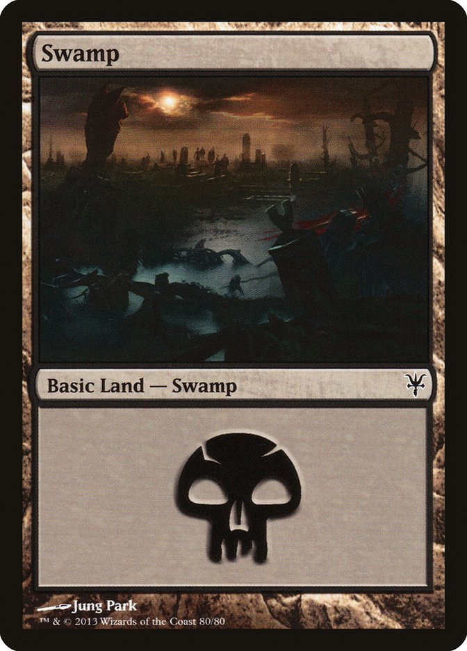Swamp (80) [Duel Decks: Sorin vs. Tibalt] | Good Games Morley
