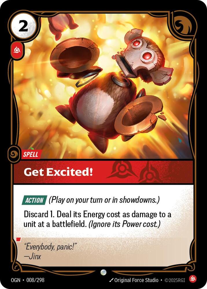 Get Excited 008/298 (Origins)  - Foil | Good Games Morley