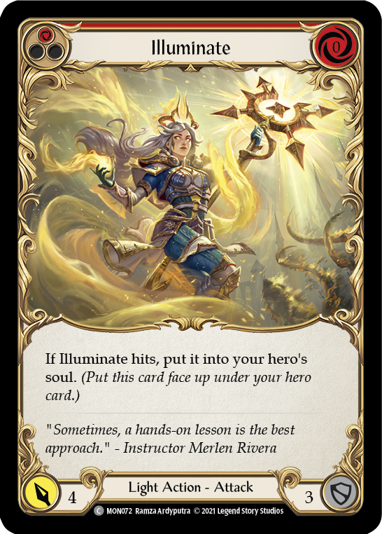 Illuminate (Red) [MON072] (Monarch)  1st Edition Normal | Good Games Morley