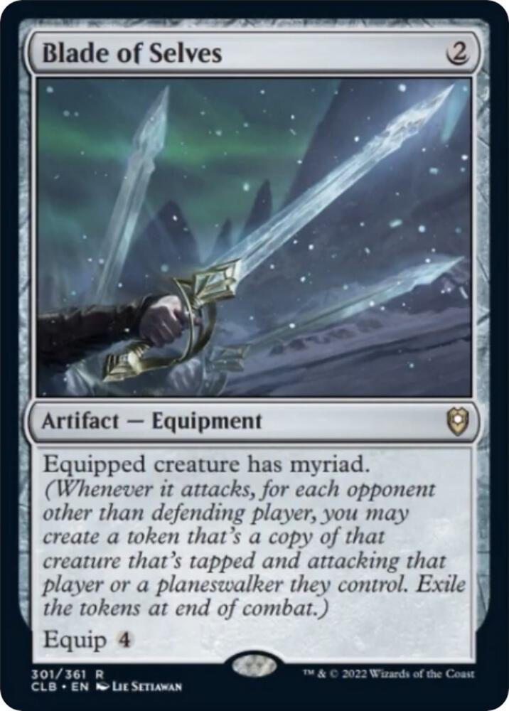 Blade of Selves 301 (Commander Legends: Battle for Baldur's Gate)  - Foil | Good Games Morley
