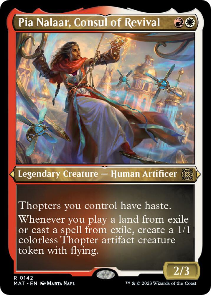 Pia Nalaar, Consul of Revival 142/50 (March of the Machine: The Aftermath)  - Etched Foil | Good Games Morley