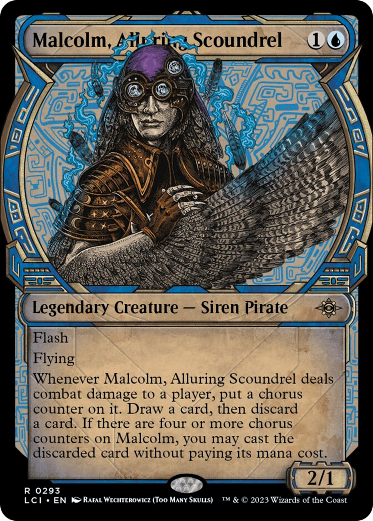 Malcolm, Alluring Scoundrel (Showcase) [The Lost Caverns of Ixalan] | Good Games Morley