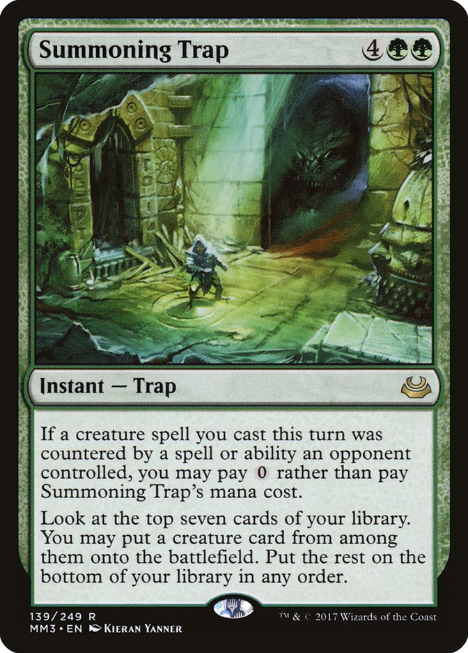 Summoning Trap 139/249 (Modern Masters 2017)  - Foil | Good Games Morley