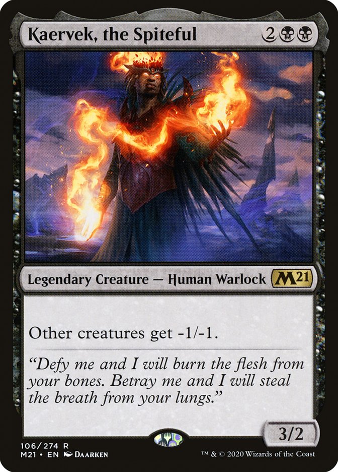 Kaervek, the Spiteful 106/274 (Core Set 2021)  - Foil | Good Games Morley
