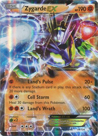 Zygarde EX (54/124) (Jumbo Card) [XY: Fates Collide] | Good Games Morley