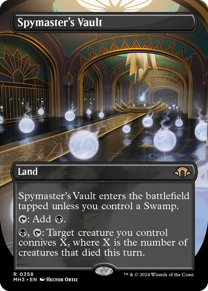 Spymaster's Vault 358/319 (Modern Horizons 3)  - Borderless | Good Games Morley