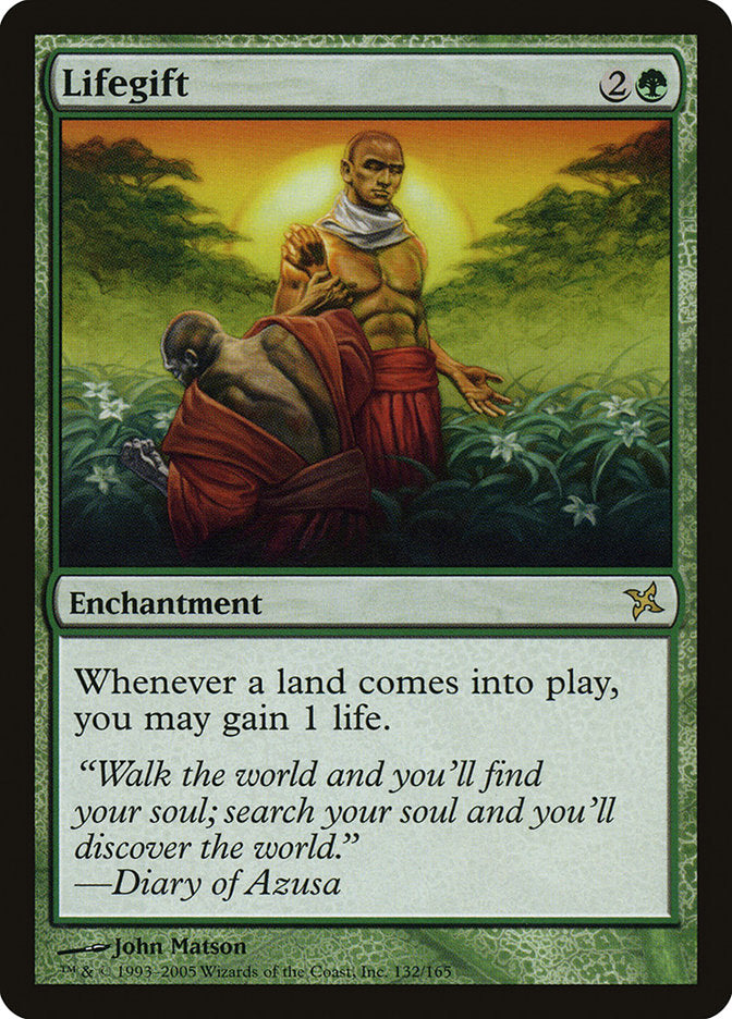 Lifegift 132/165 (Betrayers of Kamigawa)  - Foil | Good Games Morley