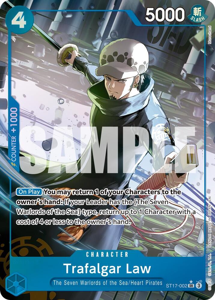 Trafalgar Law ST17-002 (Premium Booster -The Best- Vol. 2)  - Alternate Art Foil | Good Games Morley