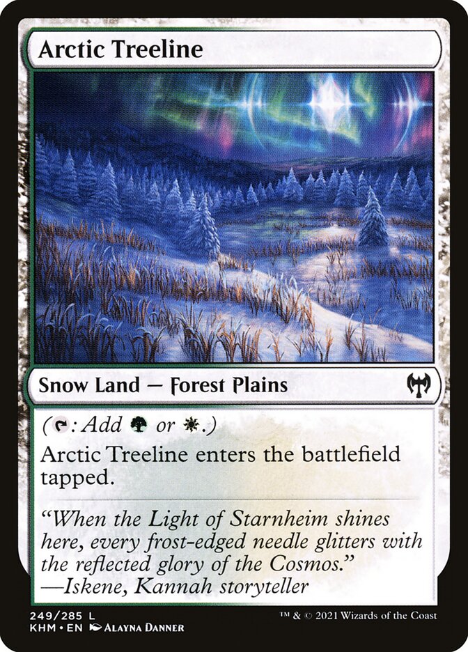 Arctic Treeline 249/285 (Kaldheim)  - Foil | Good Games Morley
