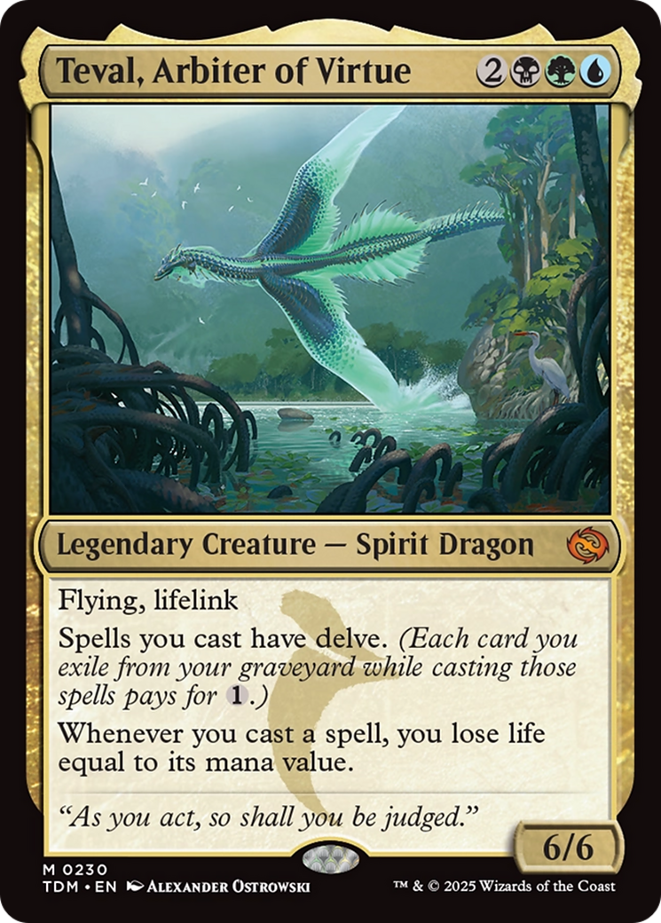 Teval, Arbiter of Virtue [Tarkir: Dragonstorm] | Good Games Morley