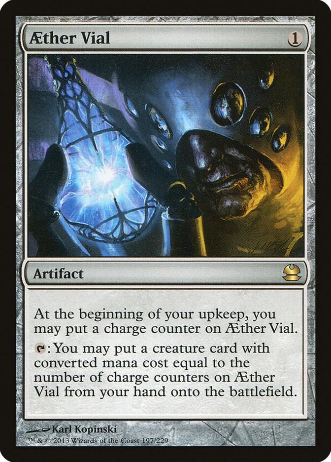 Aether Vial 197/229 (Modern Masters)  | Good Games Morley