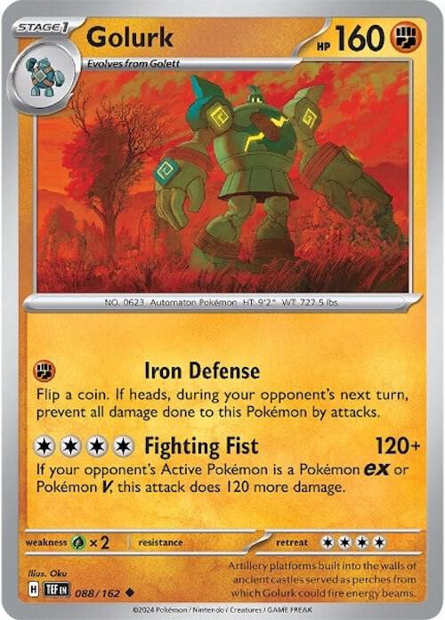 Golurk 088/162 (SV05: Temporal Forces)  - Reverse Holofoil | Good Games Morley