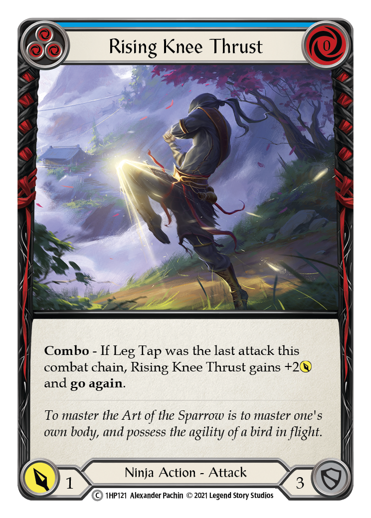 Rising Knee Thrust (Blue) [1HP121] (History Pack 1) | Good Games Morley