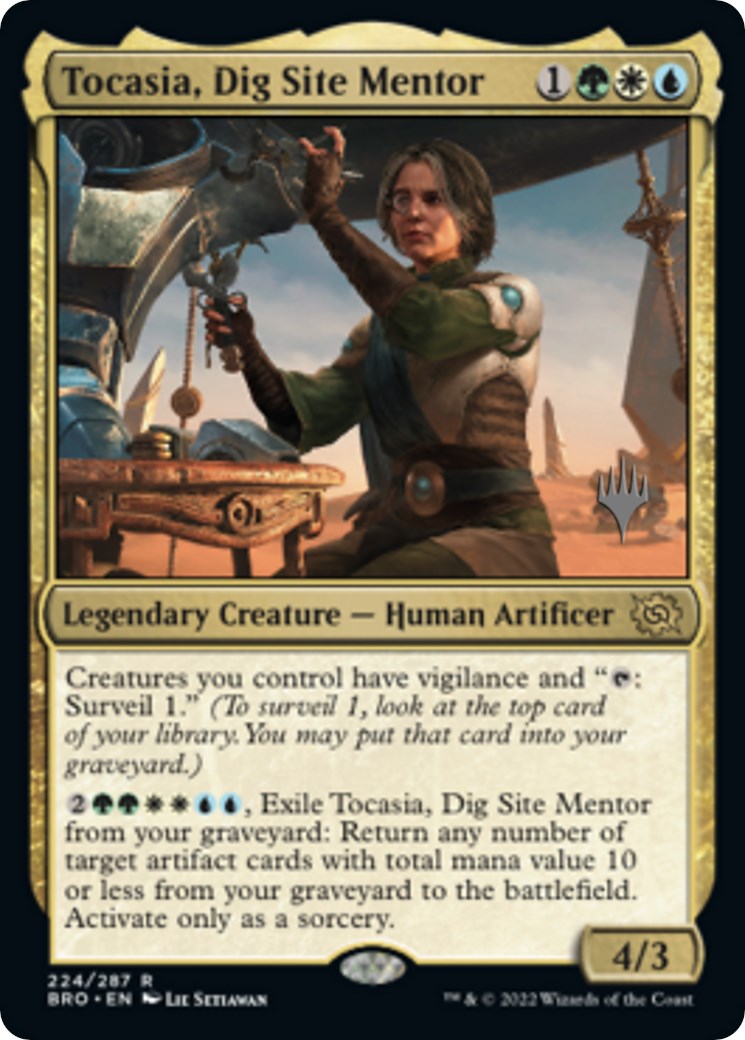 Tocasia, Dig Site Mentor (Promo Pack) [The Brothers' War Promos] | Good Games Morley