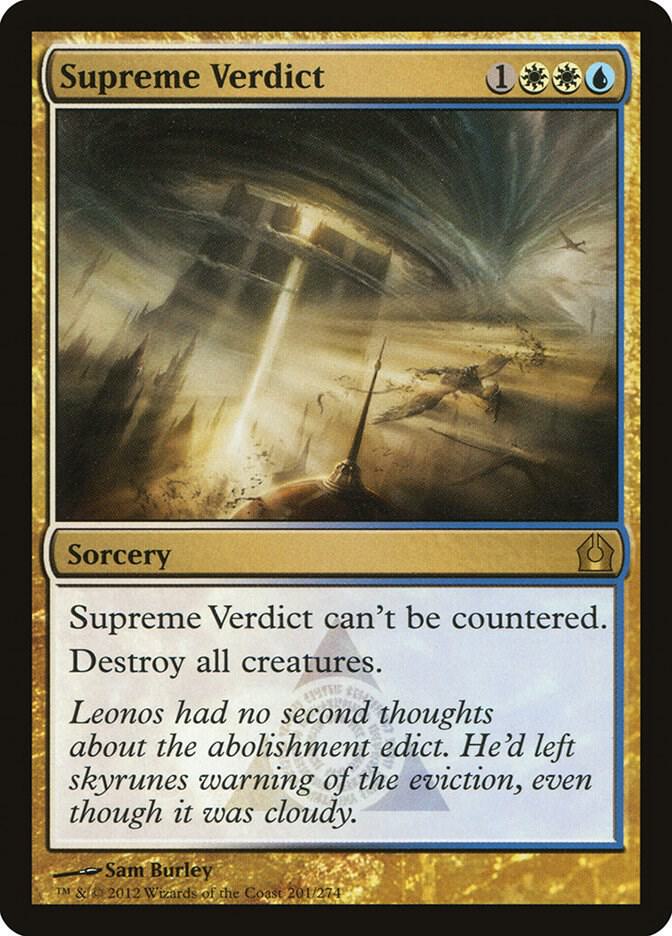 Supreme Verdict 201 (Return to Ravnica)  | Good Games Morley