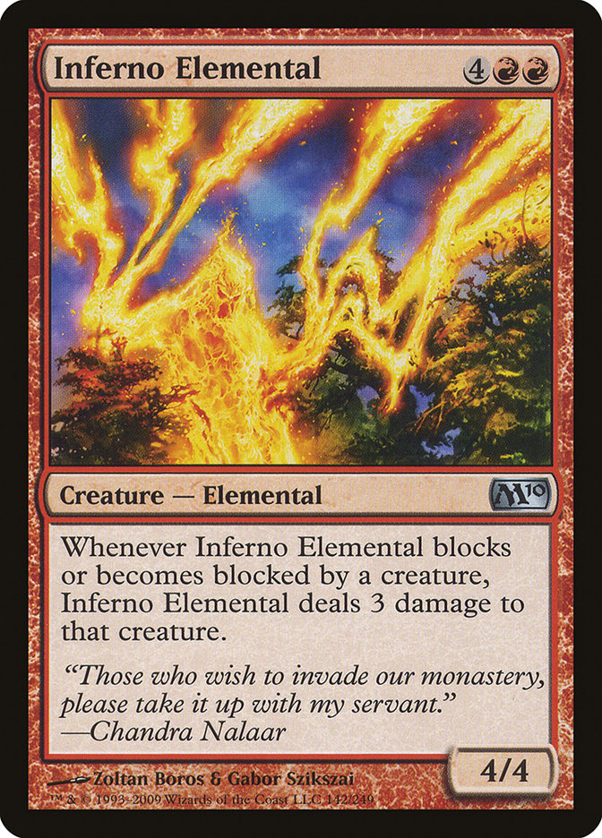 Inferno Elemental 142/249 (Magic 2010 (M10))  | Good Games Morley