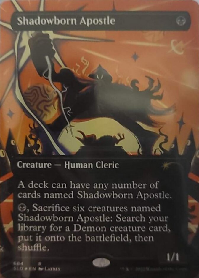 Shadowborn Apostle (Borderless) (684) [Secret Lair Drop Promos] | Good Games Morley