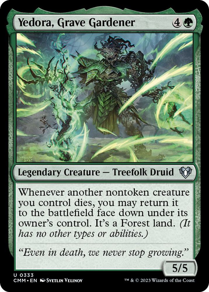 Yedora, Grave Gardener 333/451 (Commander Masters)  | Good Games Morley