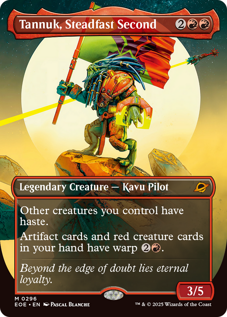 Tannuk, Steadfast Second (Borderless) [Edge of Eternities] | Good Games Morley