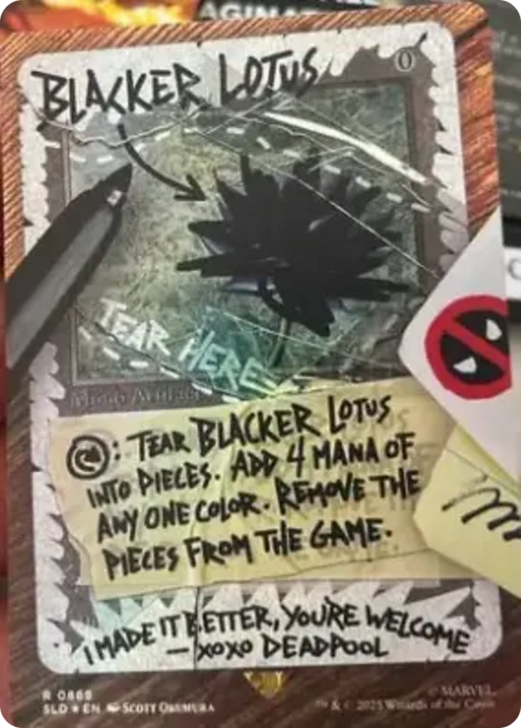 Blacker Lotus (Rainbow Foil) [Secret Lair Drop Series] | Good Games Morley
