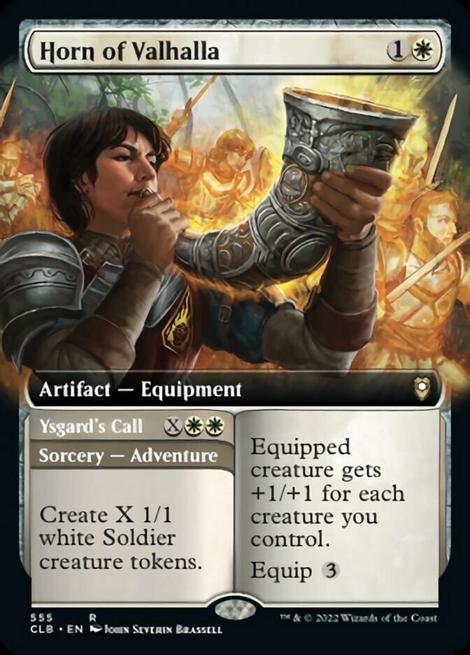 Horn of Valhalla // Ysgard's Call (Extended Art) [Commander Legends: Battle for Baldur's Gate] | Good Games Morley
