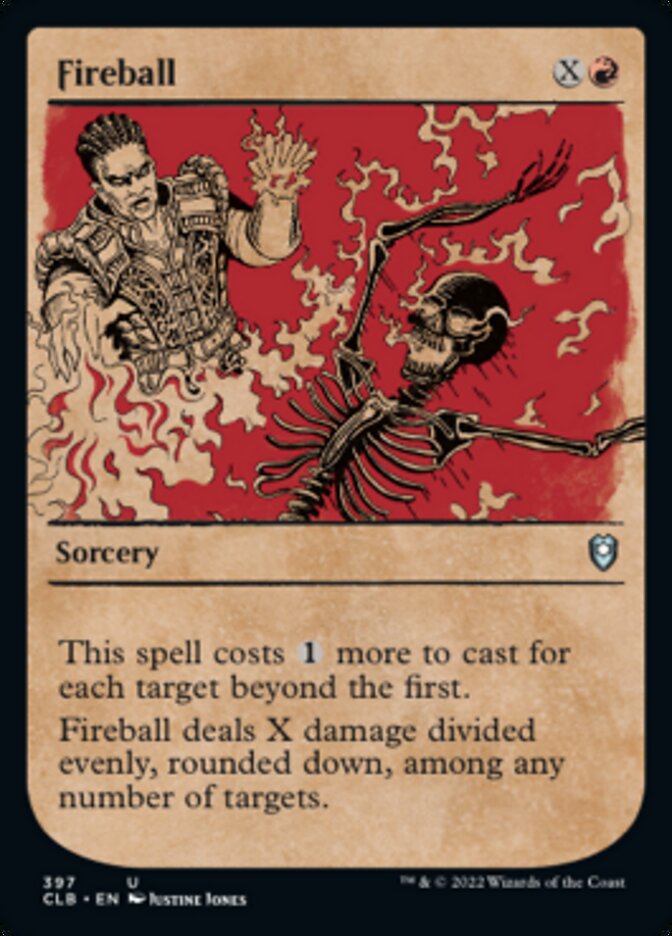 Fireball (Showcase) [Commander Legends: Battle for Baldur's Gate] | Good Games Morley