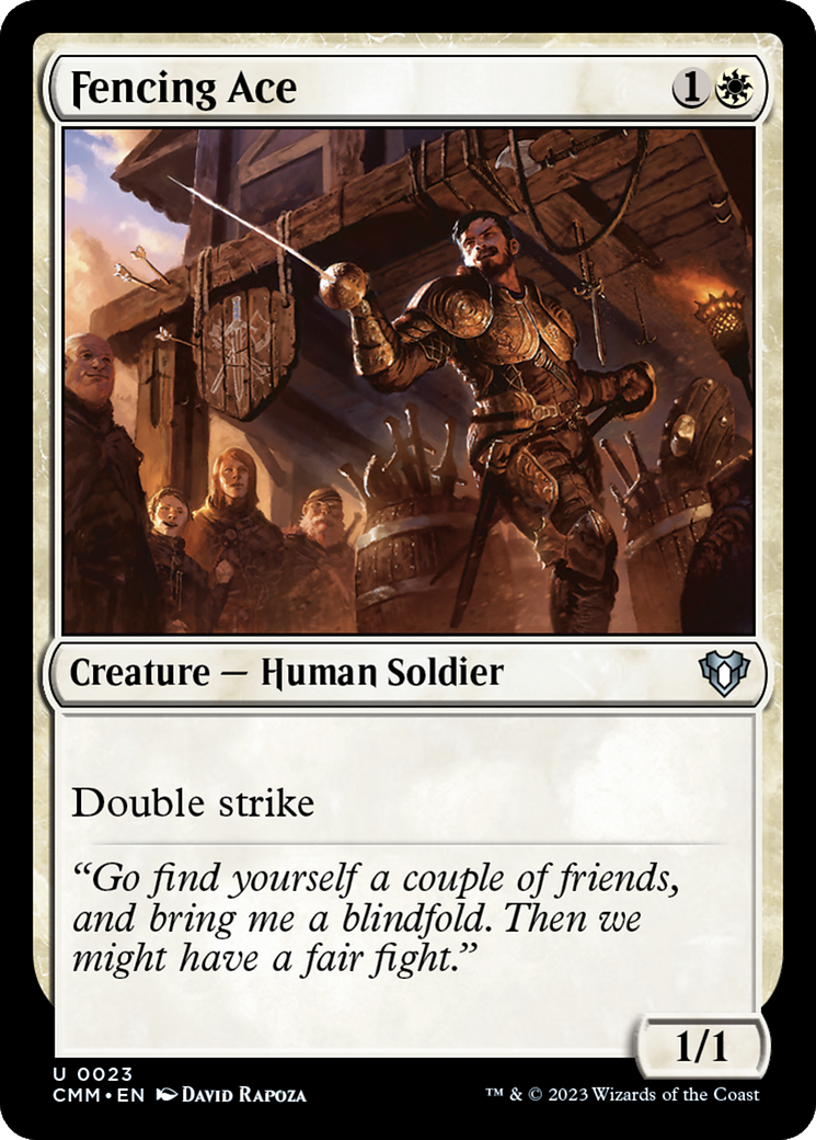 Fencing Ace [Commander Masters] | Good Games Morley