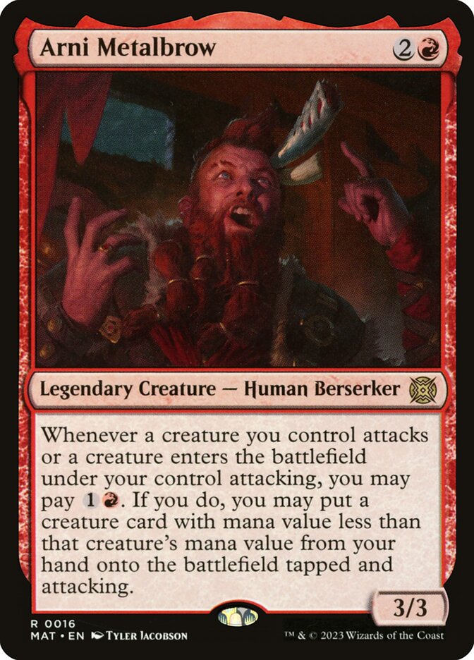 Arni Metalbrow 16/50 (March of the Machine: The Aftermath)  - Foil | Good Games Morley