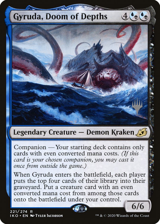 Gyruda, Doom of Depths (Promo Pack) [Ikoria: Lair of Behemoths Promos] | Good Games Morley
