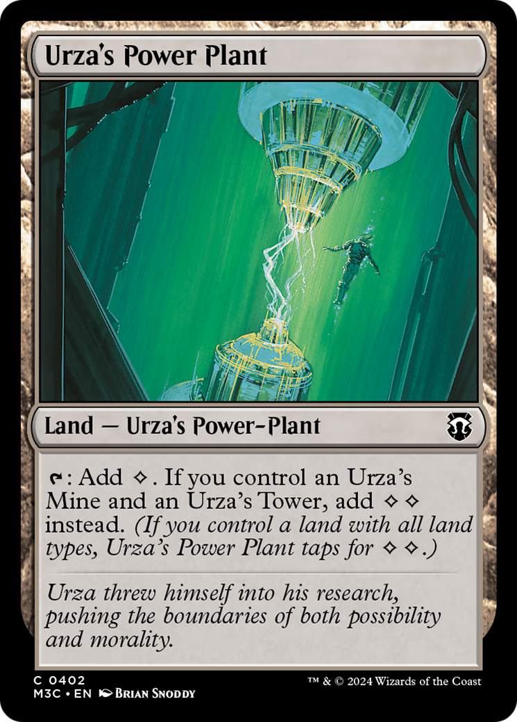 Urza's Power Plant (Ripple Foil) [Modern Horizons 3 Commander] | Good Games Morley