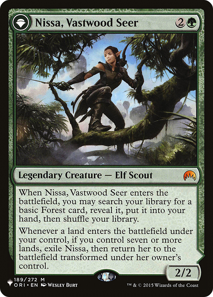 Nissa, Vastwood Seer // Nissa, Sage Animist [Secret Lair: From Cute to Brute] | Good Games Morley