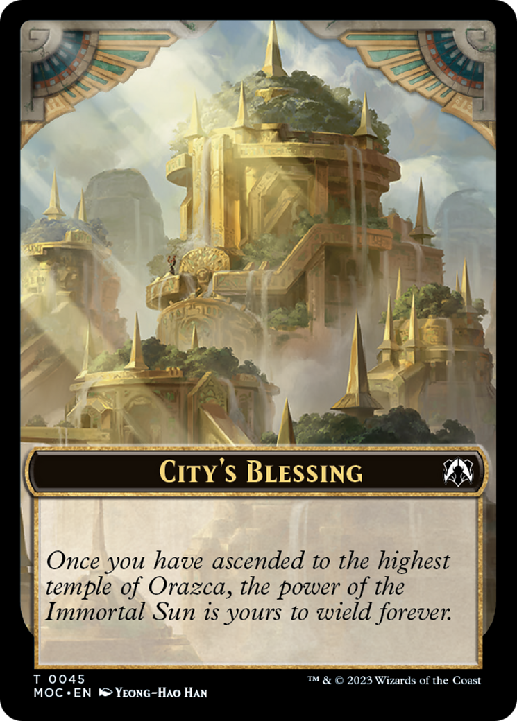 Butterfly // City's Blessing Double-Sided Token [March of the Machine Commander Tokens] | Good Games Morley