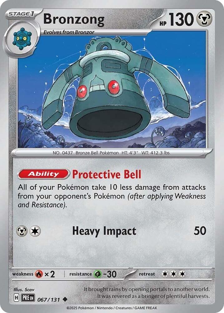 Bronzong (067/131) [Scarlet & Violet: Prismatic Evolutions] | Good Games Morley