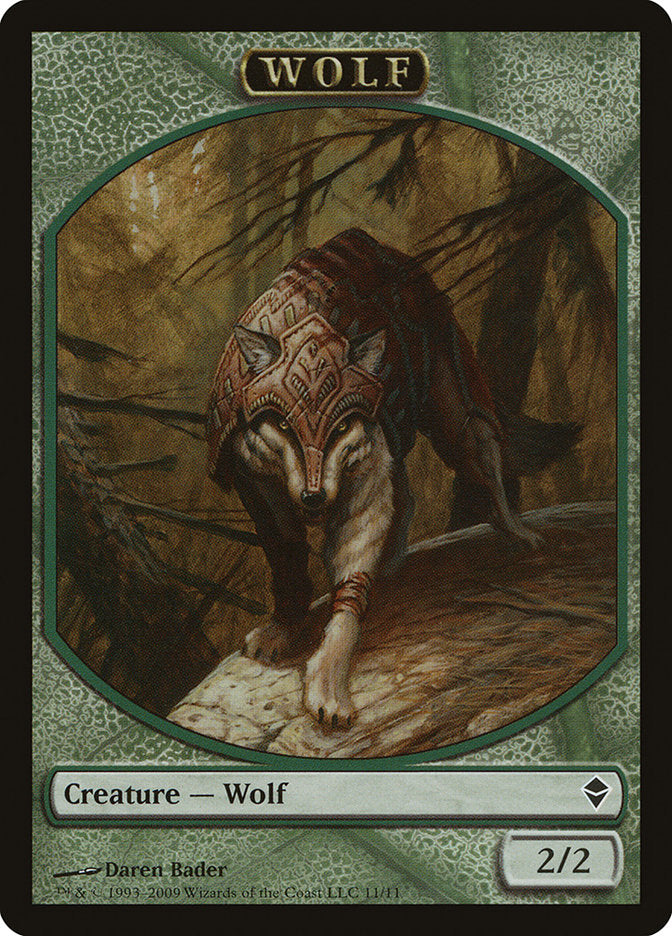 Wolf Token [Zendikar Tokens] | Good Games Morley