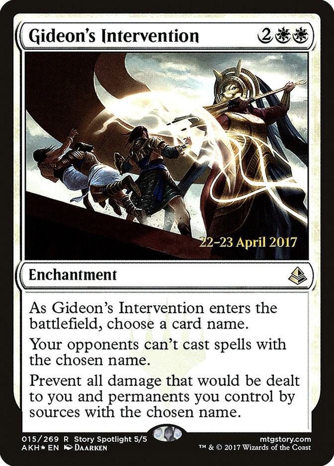 Gideons Intervention 15s/77 (Prerelease Cards)  - Foil | Good Games Morley