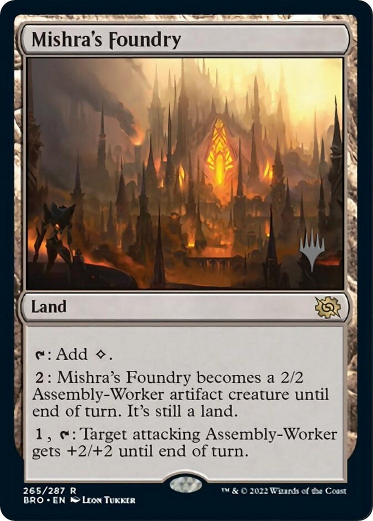 Mishra's Foundry (Promo Pack) [The Brothers' War Promos] | Good Games Morley