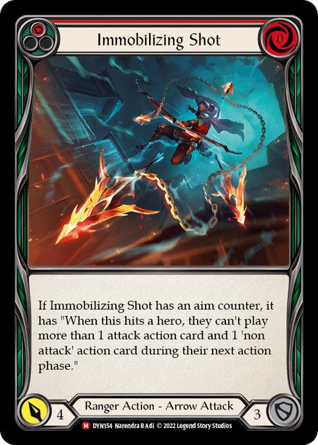 Immobilizing Shot [DYN154] (Dynasty)  Rainbow Foil | Good Games Morley