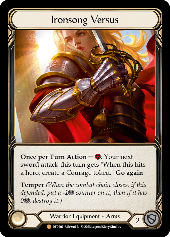 Ironsong Versus [DTD207] (Dusk Till Dawn)  Cold Foil | Good Games Morley