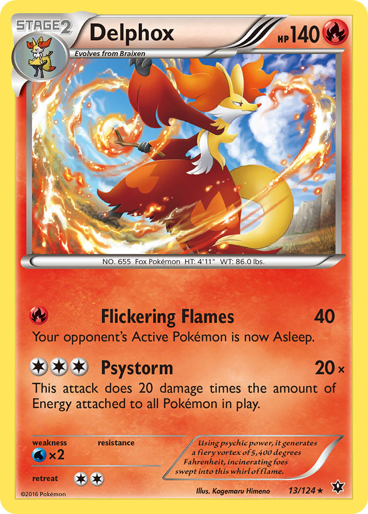 Delphox (13/124) [XY: Fates Collide] | Good Games Morley