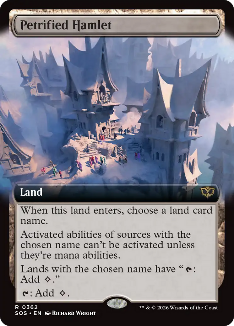 Petrified Hamlet (Extended Art) [Secrets of Strixhaven] | Good Games Morley
