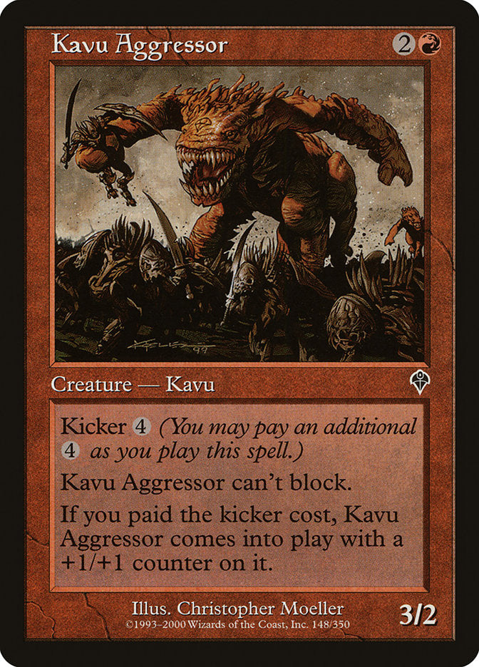 Kavu Aggressor 148/350 (Invasion)  | Good Games Morley