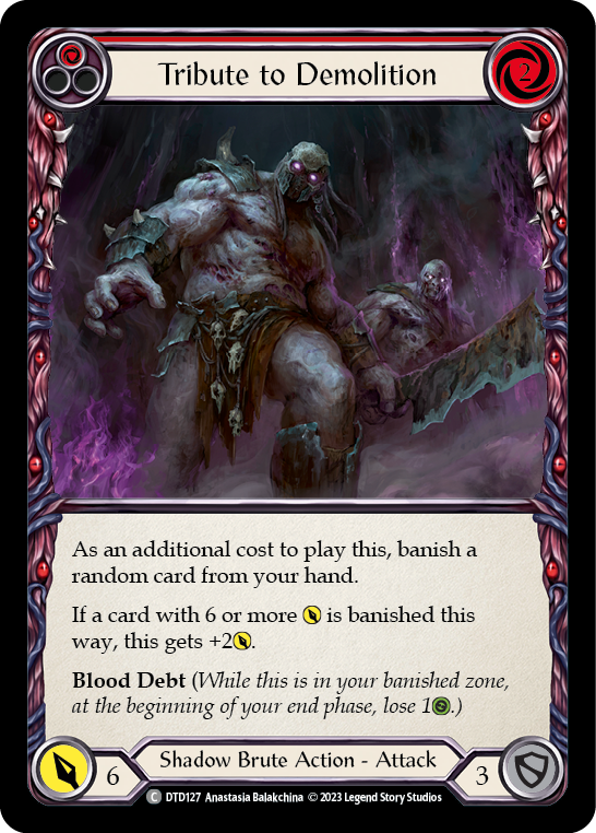 Tribute to Demolition (Red) [DTD127] (Dusk Till Dawn)  Rainbow Foil | Good Games Morley