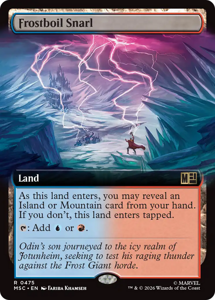 Frostboil Snarl (Extended Art) [Marvel Super Heroes Commander] | Good Games Morley