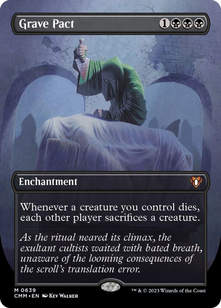 Grave Pact 639/451 (Commander Masters)  - Borderless Foil | Good Games Morley