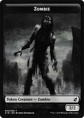 Zombie (010) // Zombie (011) Double-Sided Token [Commander 2019 Tokens] | Good Games Morley