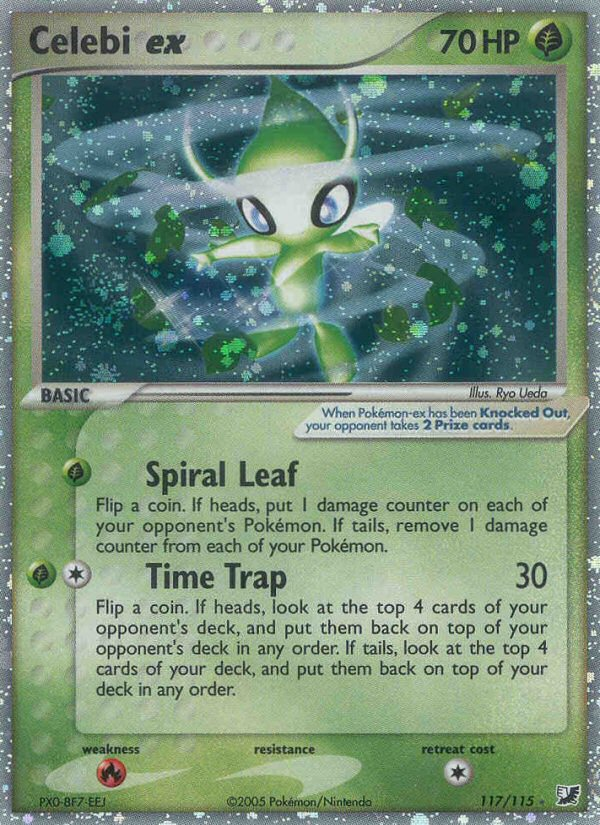Celebi ex (117/115) [EX: Unseen Forces] | Good Games Morley